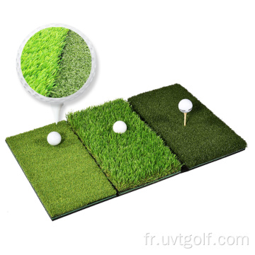 Mini tapis de formation de golf pliable 3-en-1 portable 3 en 1